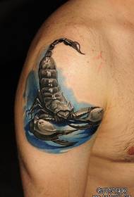 Braccio super bello modello di tatuaggio a treccia di colore