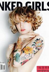 Modello di tatuaggio di colore del braccio