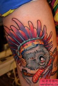 Татуировка шоу снимка препоръчва оцветяване татуировка животно цвят модел