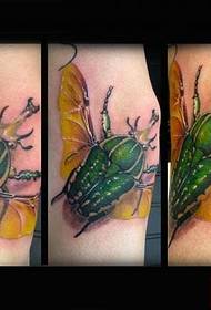 Brat munca creatie de tatuaje insecte