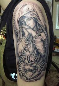 Arm mhandara mary tattoo basa