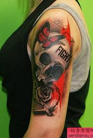 braso ng European skating tattoo ng Europa at Amerikano