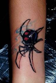 Arm mooi spider tattoo patroon