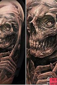 Tatuaggio braccio morte