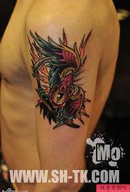 modello di tatuaggio del braccio ala coltello