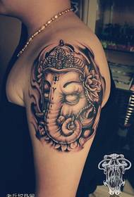 Lengan sapertos dewa tattoo