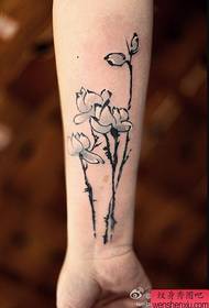 Tattoo show bar doporučuje paže inkoust magnolia tetování vzor