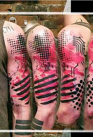 Arm creative European totem tattoo works