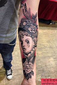 Creative arm tattoos