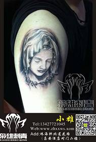 Zhuhai Xiongxiong Tattoo Show Picture Works: Braço personagem beleza retrato tatuagem