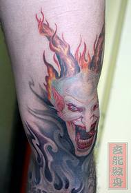 Hangzhou tatoeëring Xuanlong werk: manlike arm demoon tattoo patroon
