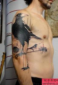 Special style bird tattoo pattern for arms