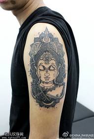 Tattoo Show, recommandéiere en Tattoo vum Kapp vum Buddha