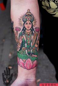 Braço tatuagem trabalho Buda