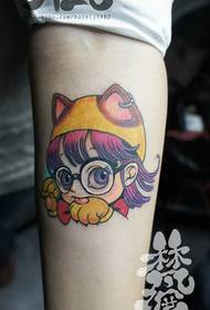 Arm sød og stilfuld Ala Lei tatoveringsmønster