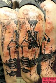 Arm специален стил характер татуировка смърт