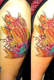 Dongguan Tattoo Show Picture Prince Dragon Tattoo Works: Arm Squid Tattoo