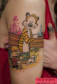 Tattoo Show, empfehlen ein Arm Cartoon Tattoo