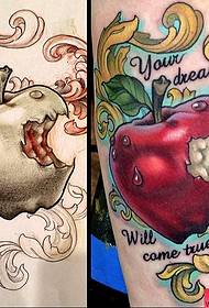 Татуировка руки яблока ядом