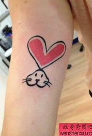 Tatuaggi di coniglio braccio fumetto donna di Tattoo Sharing