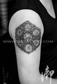 Egy kar szanszkrit tetoválás minta