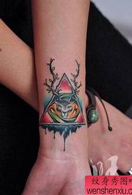 Braccio antilope god eye tattoo work