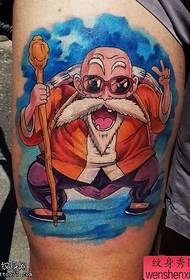 Tattoo show, recommend an arm color cartoon tattoo