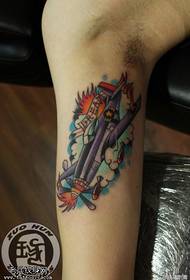 Espectáculo de tatuajes, recomiende un tatuaje de avión de brazo