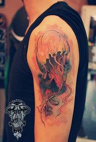 Tattoo show, kurumbidza ruoko ruoko jellyfish tattoo