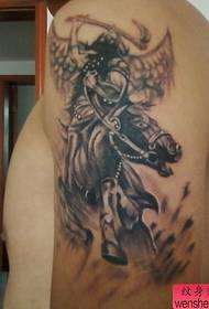 Značkové tetovanie Nanchang Angel Zobraziť obrázkové diela: Tattoo vzor paže smrti