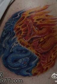 Arm gossip tattoo pattern