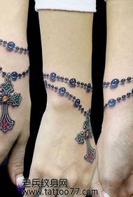 Gyönyörű klasszikus kar karkötő tetoválás minta