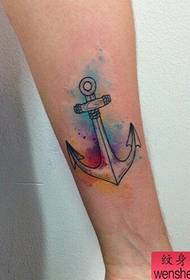 Pale ea tattoo, khothaletsa mosebetsi oa tattoo ea anchor tattoo