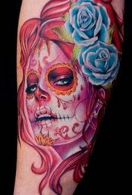 Cor do brazo, fermosa, beleza, rosa, tatuaxe