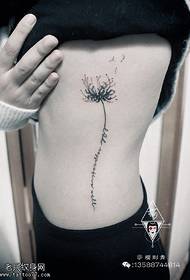 sumbanan sa tunok nga sundan sa chrysanthemum tattoo