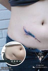 kpuchie scars siri feather tattoo ụkpụrụ