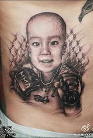 ຮູບແບບ tattoo ເດັກຊາຍທີ່ ໜ້າ ຮັກ