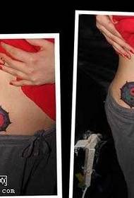 Bauch klassesch Totem Klatsch Tattoo Muster