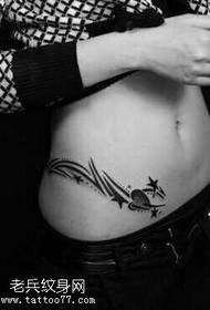 Abdomen Love Tattoo Vzorec