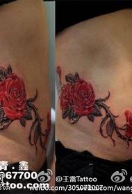 harshen wuta peony tattoo tsarin