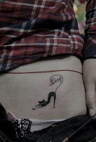 corak tattoo kucing gadis Daquan