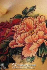 Bauch delikat Peony Tattoo Muster