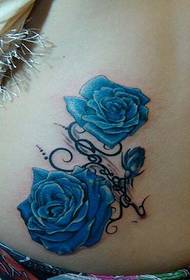 fashion beauty belly blue enchantress tattoo