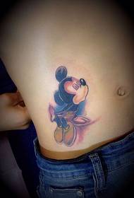 Bauch süß Mickey Mouse Tattoo