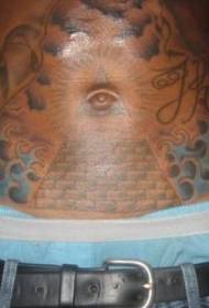 намунаҳои tattoo пирамида шикам