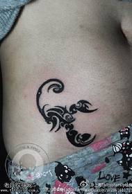 katangi-tanging pattern ng tattoo ng Capricorn