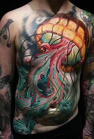 pola tattoo jellyfish dicét beuteung