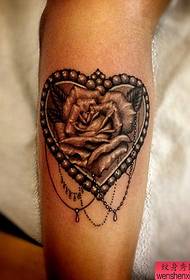 đề nghị một hình xăm cánh tay nhỏ tình yêu hoa hồng hình 28162 - một hình xăm hoa hồng trên cổ tay