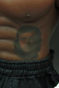 бокс Тайсона портрет татуювання живота