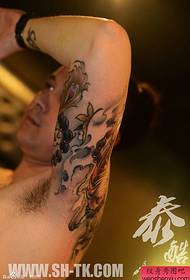 мужской феникс бусина четыре татуировки